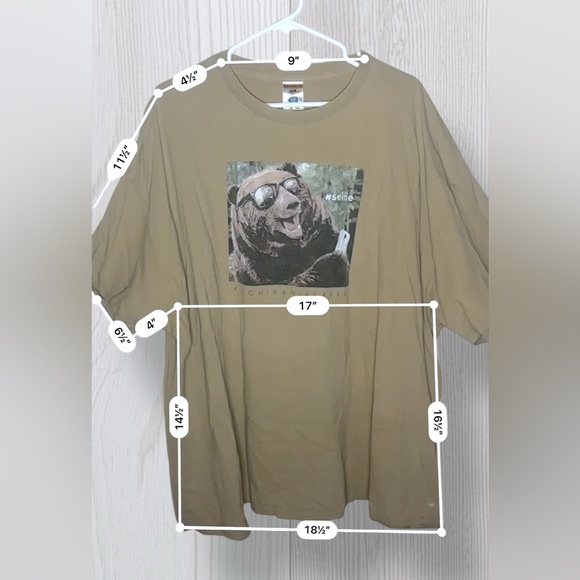 Men’s Graphic Nature Meme Oversized Drop Shoulder Tee - Picture 7 of 9